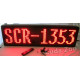 Affordable LED SCR-1353 Red Programmable Message Sign, 13 x 53